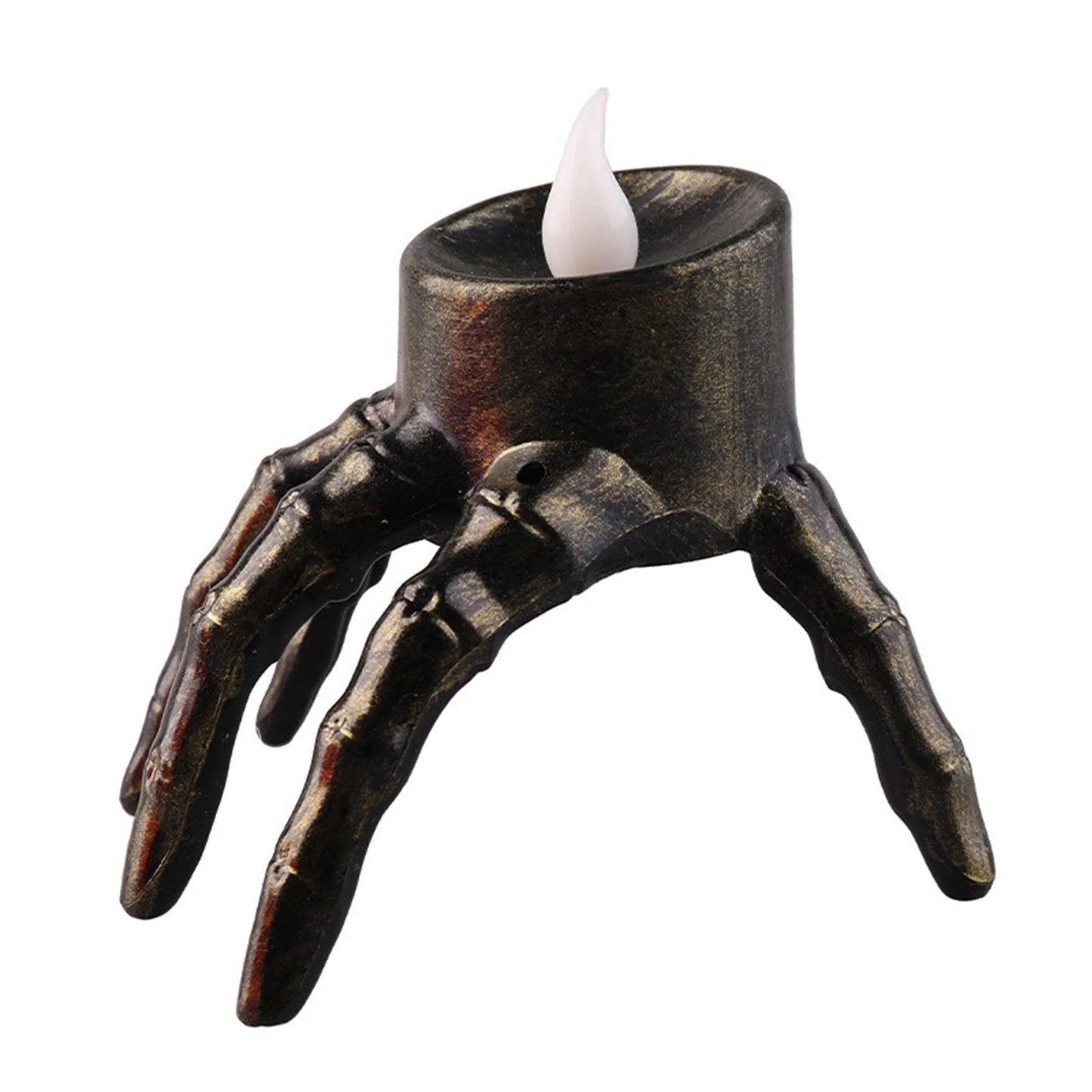LED Spooky Skeleton Hand Candle