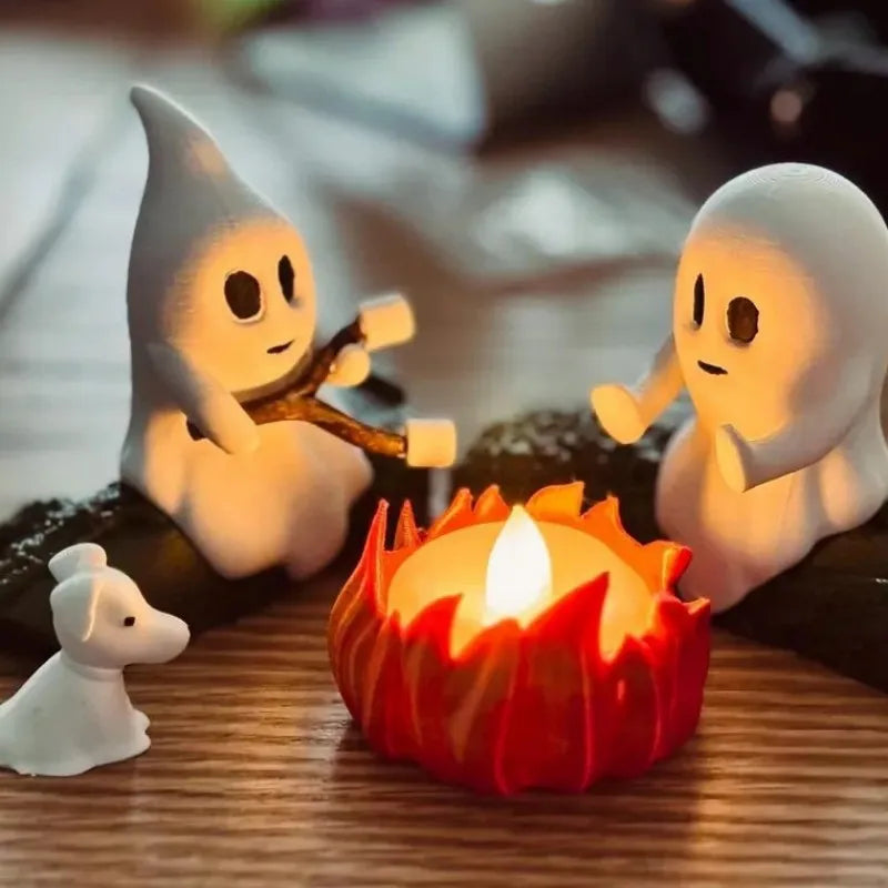 Ghost Besties Bonfire Decoration