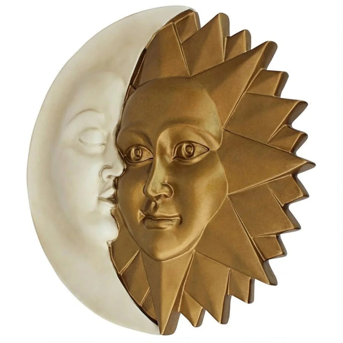 Design Celestial Sun and Moon Wall Sculpture
