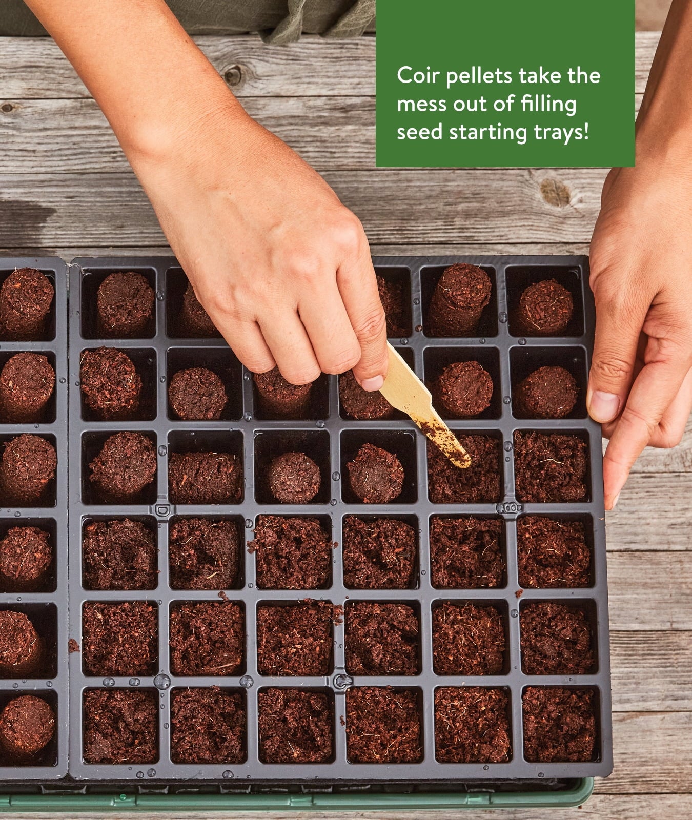 72-Cell Super Growing Pellets, for Indoor Seed Starting, Fits All Seed Starting Trays