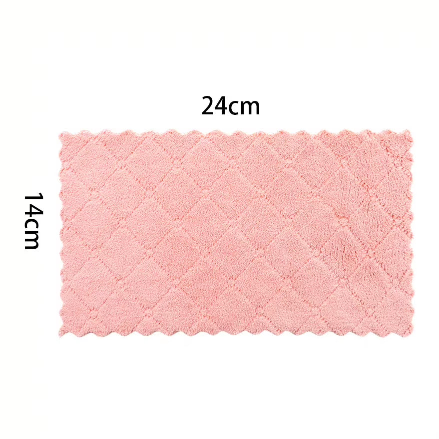 Set Of 10 Reusable Microfiber Dish towel - Lint Free & Durable