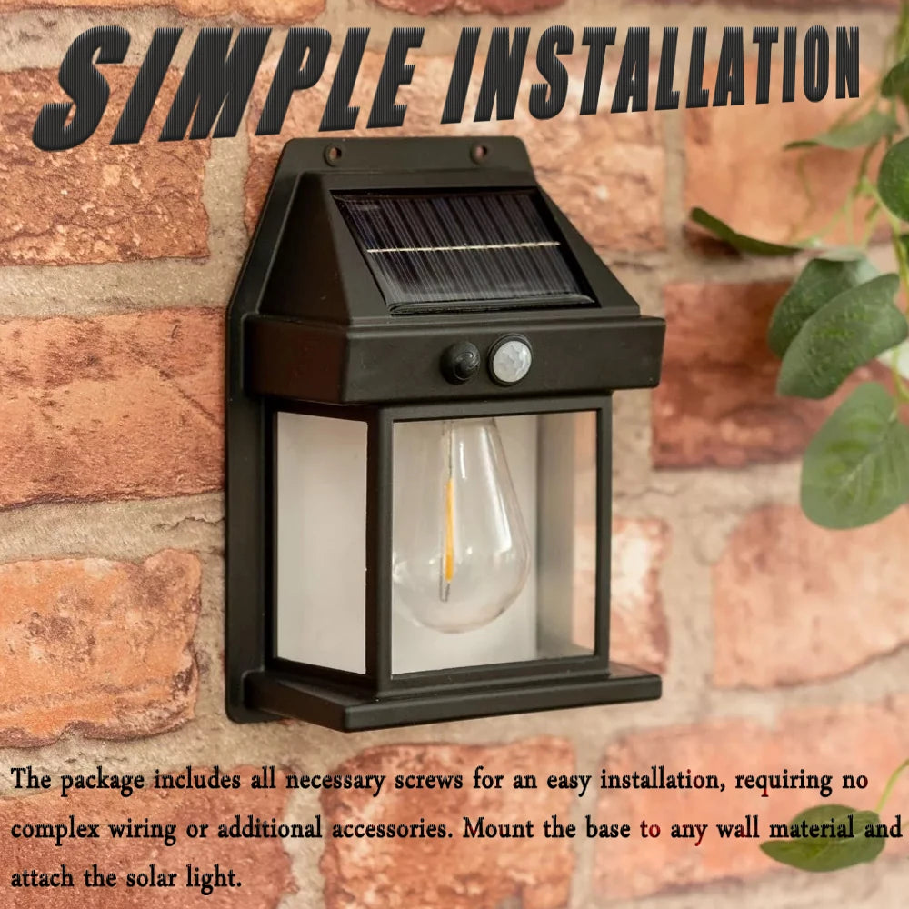 Solar Lights Outdoor Exterior Wall Lights