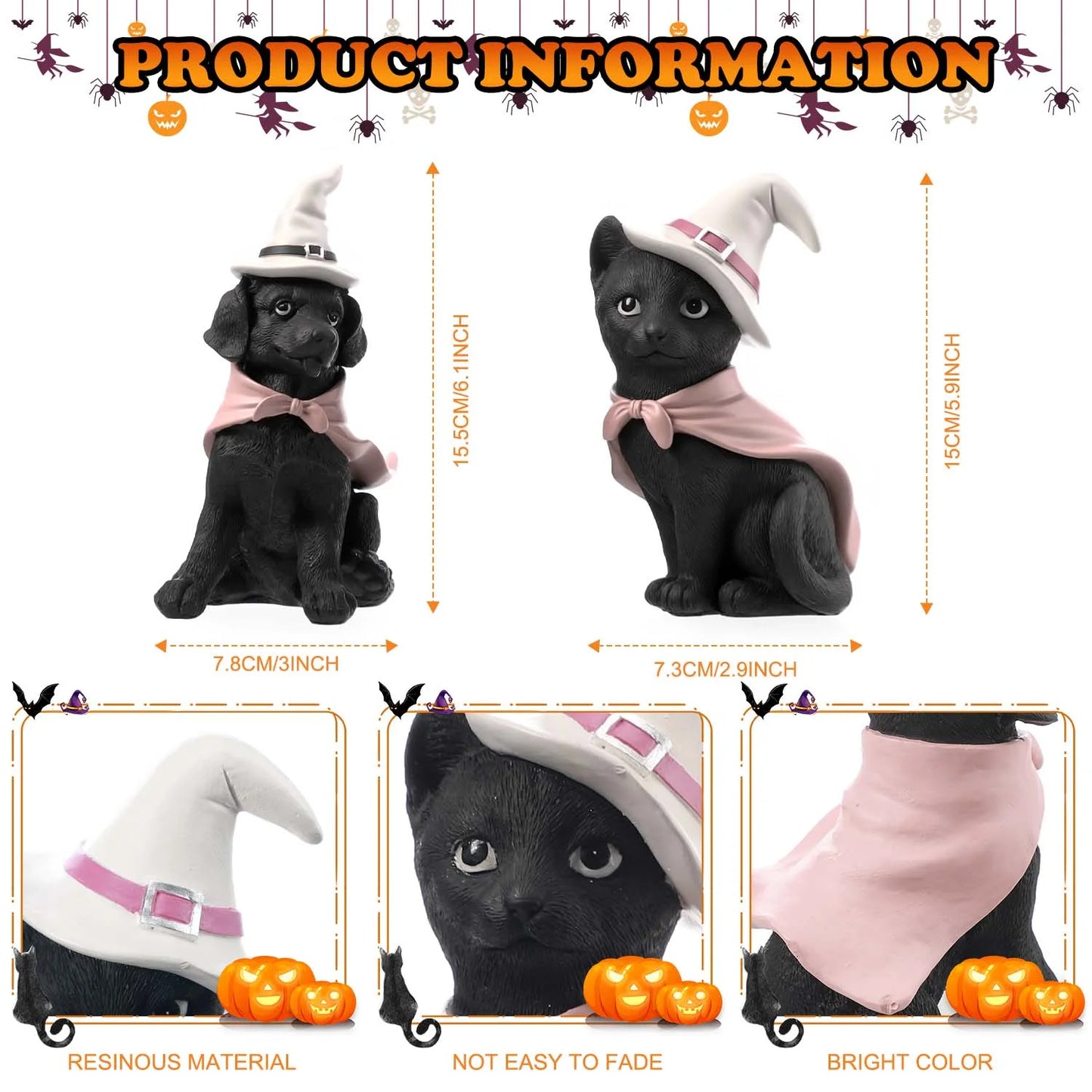 Witchy Whiskers And Whoofs (set of 2)