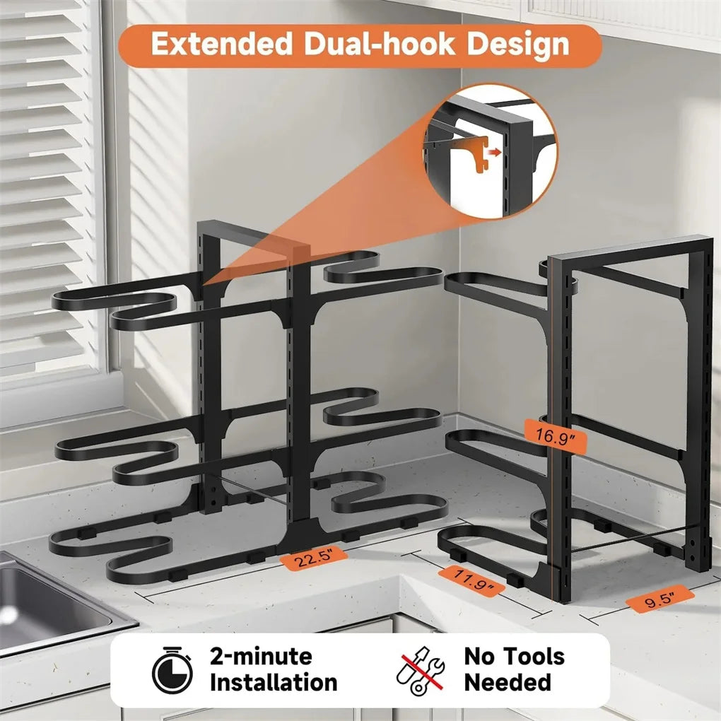 New Pots and Pans Organizer