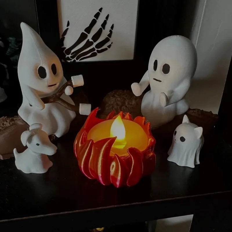 Ghost Besties Bonfire Decoration