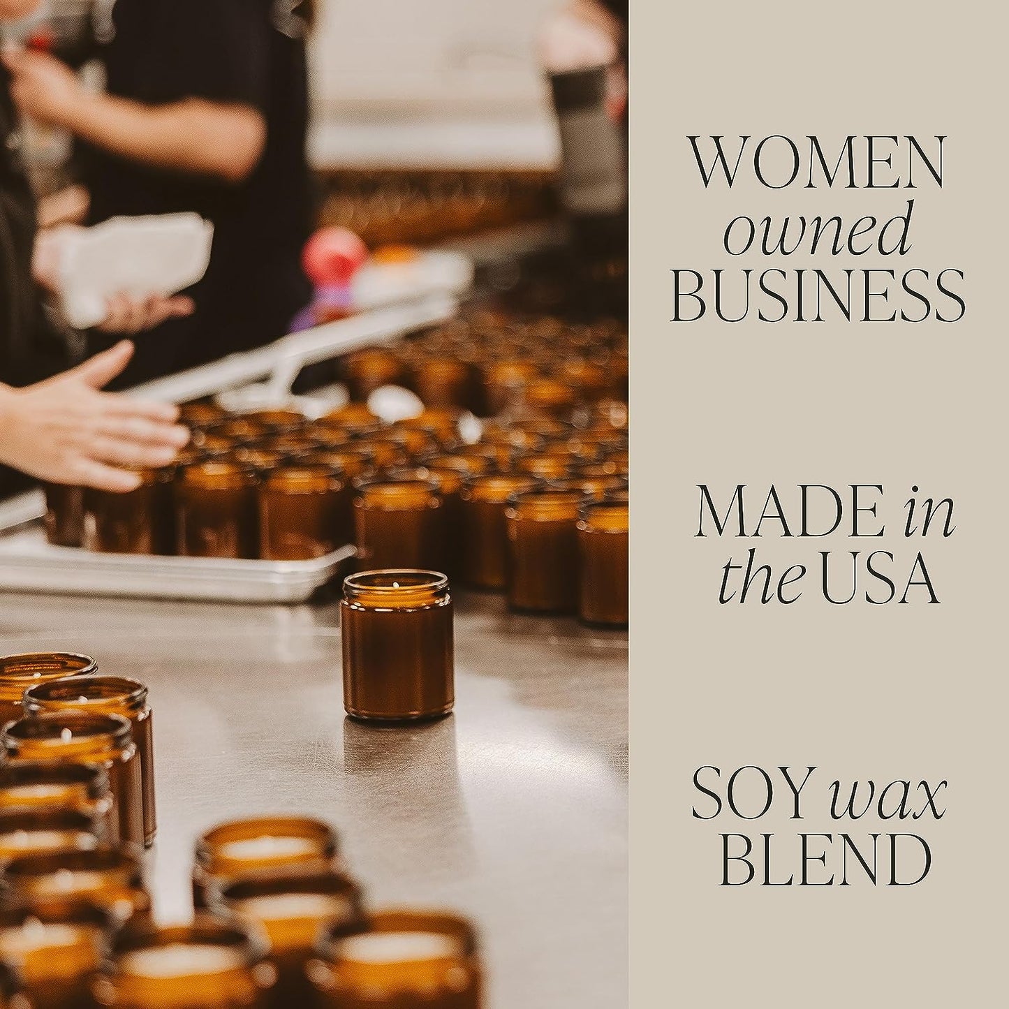 Hello Fall Candle - 100% Cotton Wick Soy Wax Candles with 40 Hour Burn Time - Made in the USA- Women Owned - 9Oz