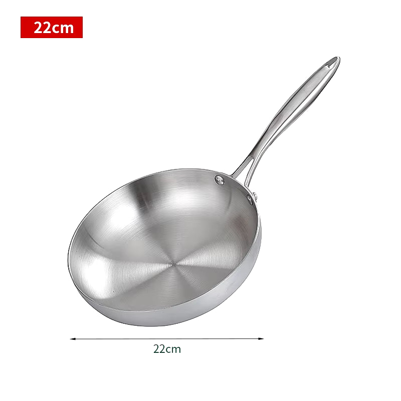Uncoated Steel Nonstick Pan