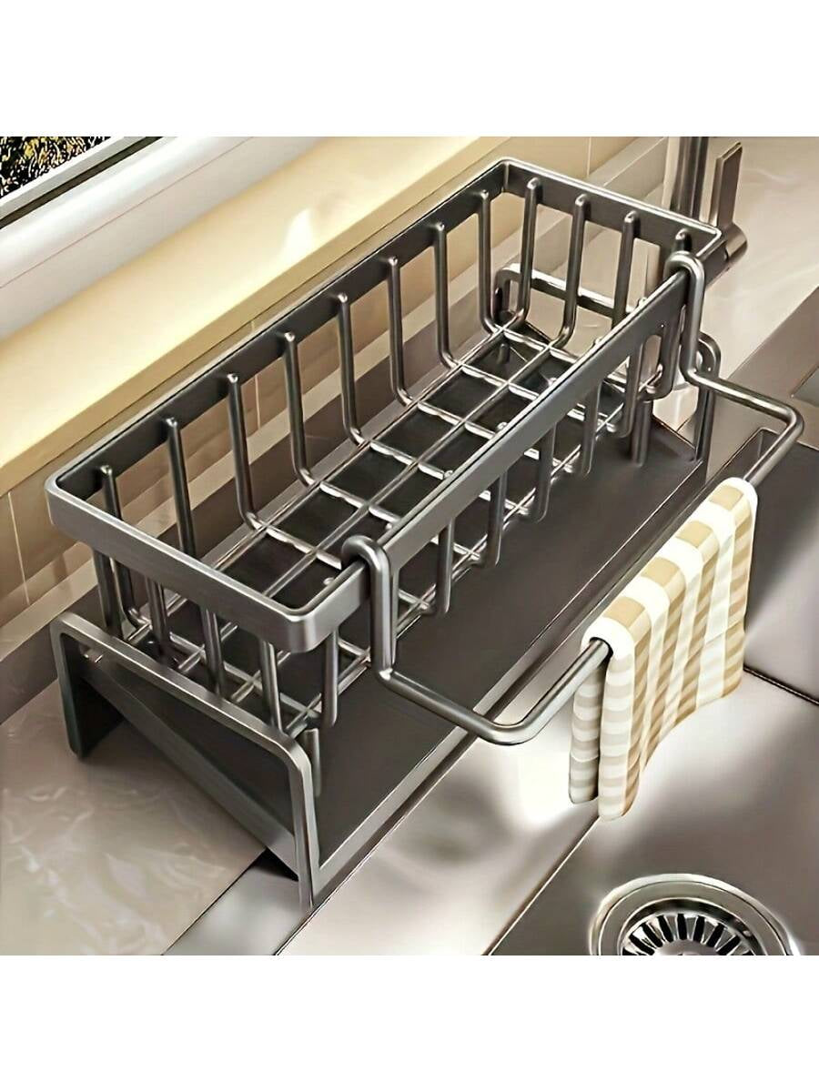 Stainless Steel Draining Kitchen Sponge Shelf