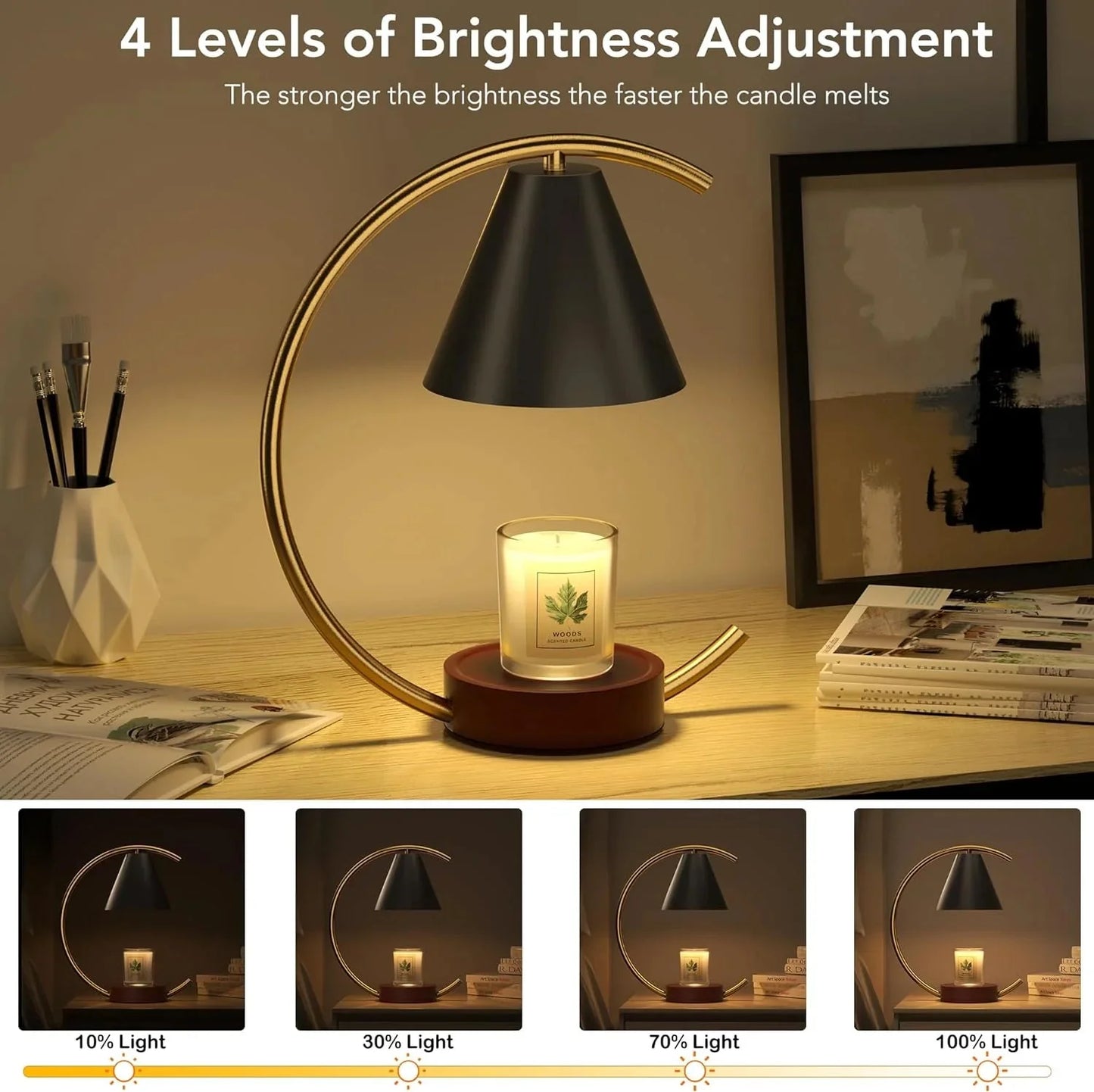 Comforting Adjustable Candle Warming Lamp