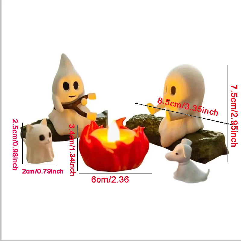 Ghost Besties Bonfire Decoration