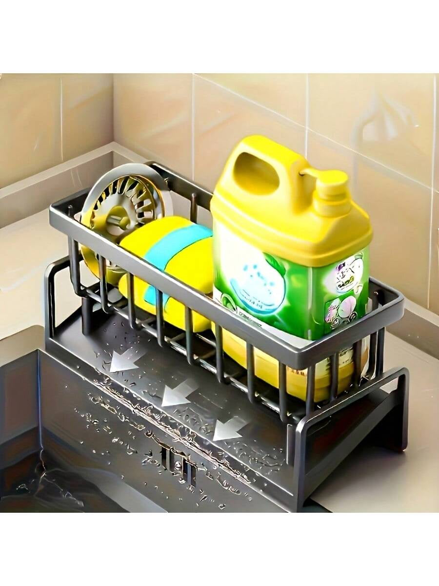 Stainless Steel Draining Kitchen Sponge Shelf