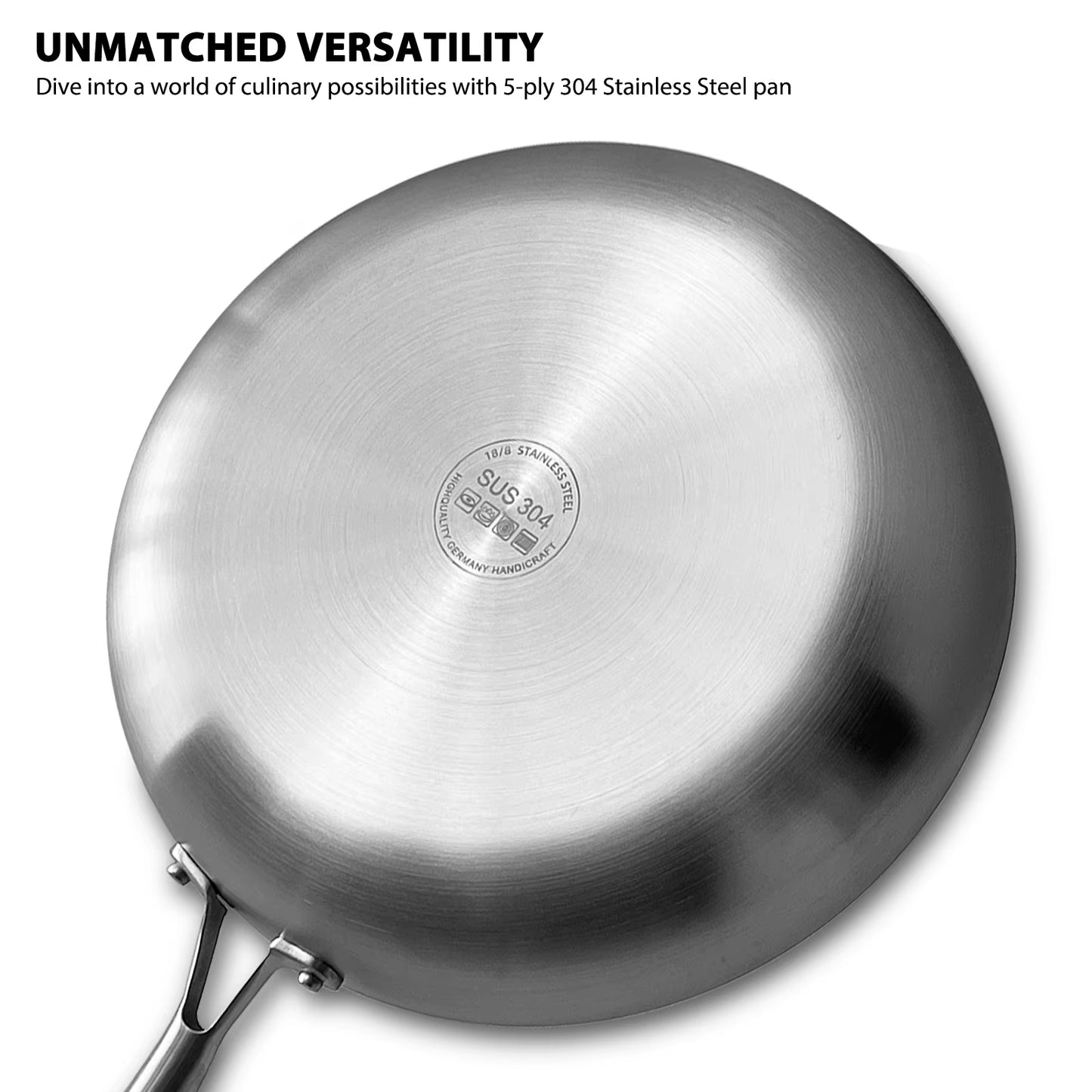 Uncoated Steel Nonstick Pan