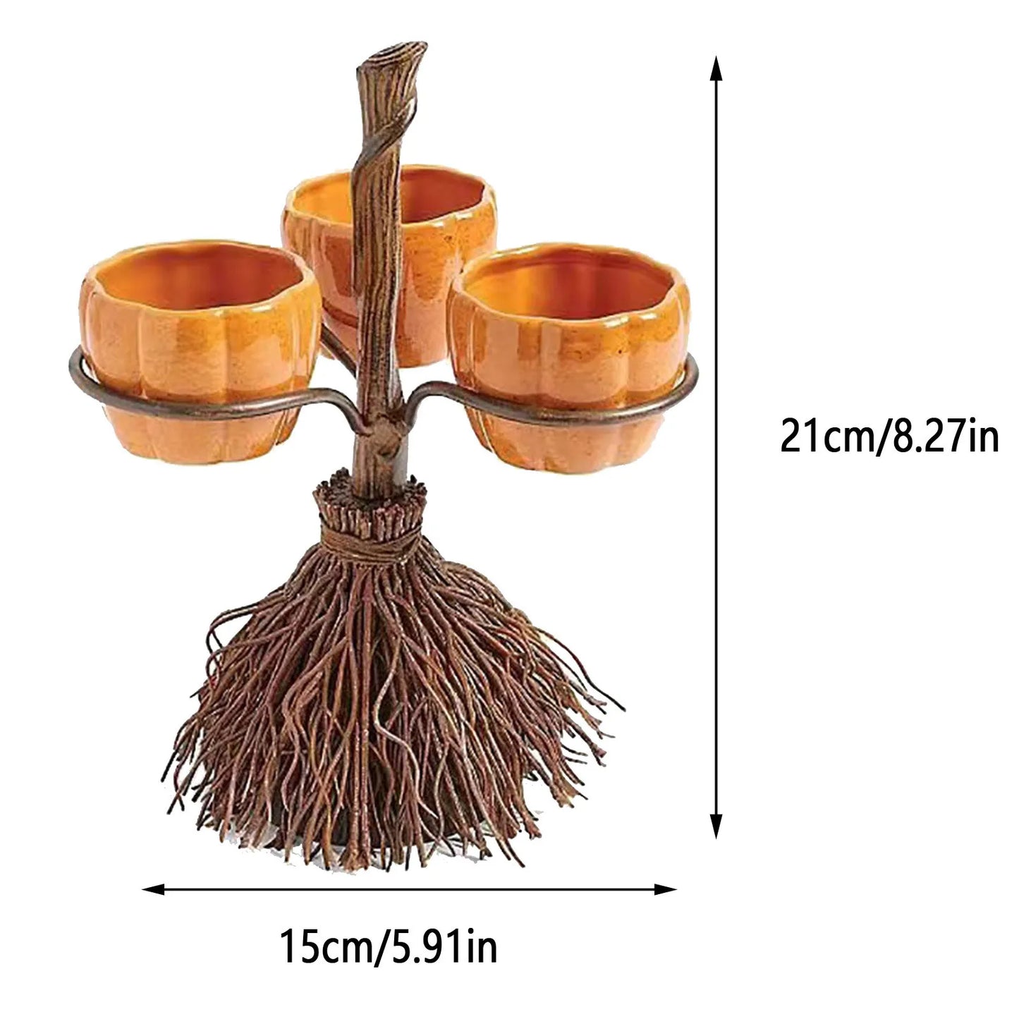 Cutesy Pumpkin Snack Serving Decor