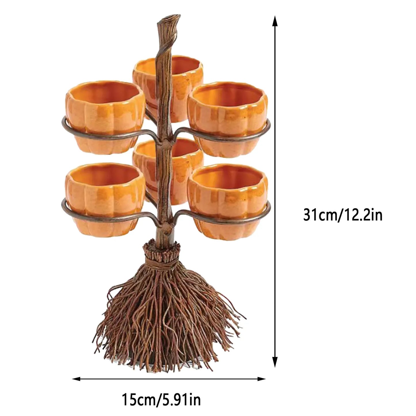 Cutesy Pumpkin Snack Serving Decor