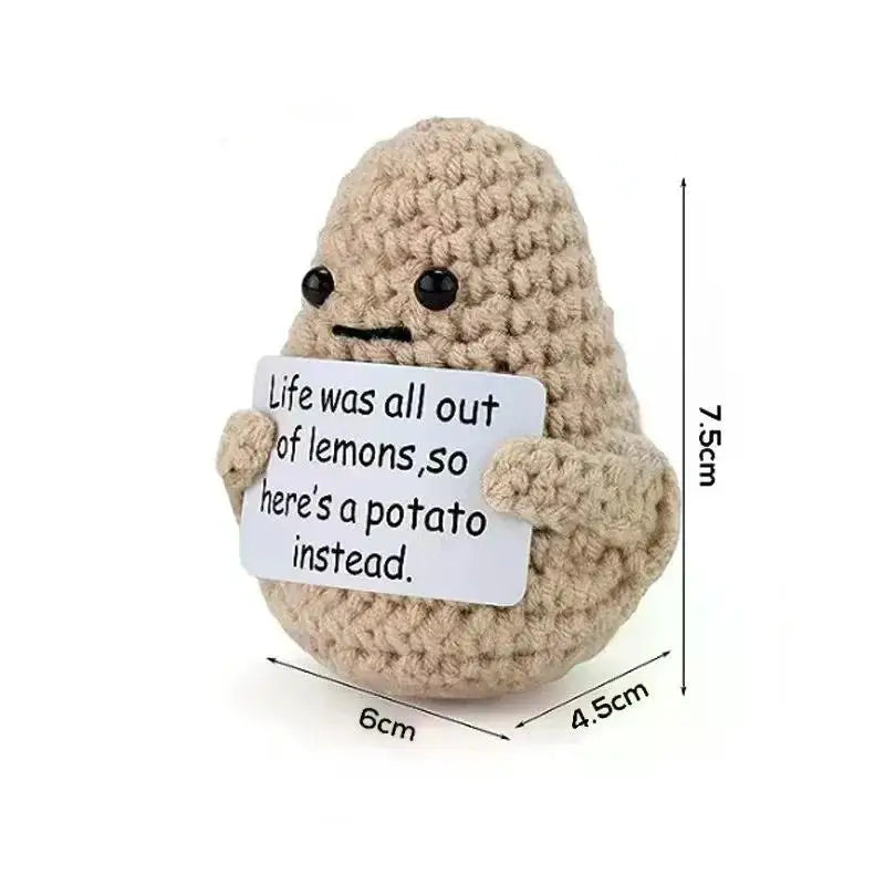 Hand-made Plush Mini Pocket Positive Energy Potato