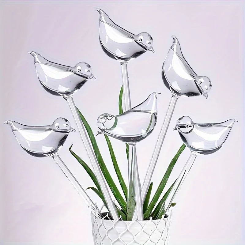 Automatic Self-Watering Humming Bird Shape Drip Irrigation System - 2 or 5 Pcs for Home Garden Plants
