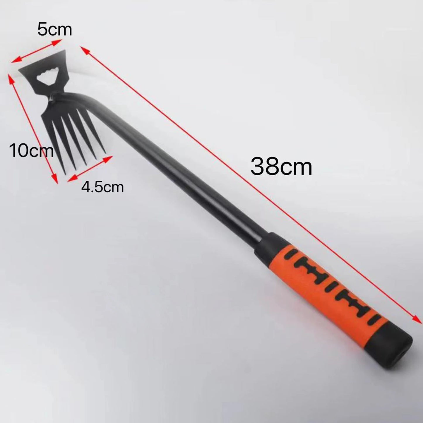 2 in 1 Garden Rake Stainless Tool for Weeding