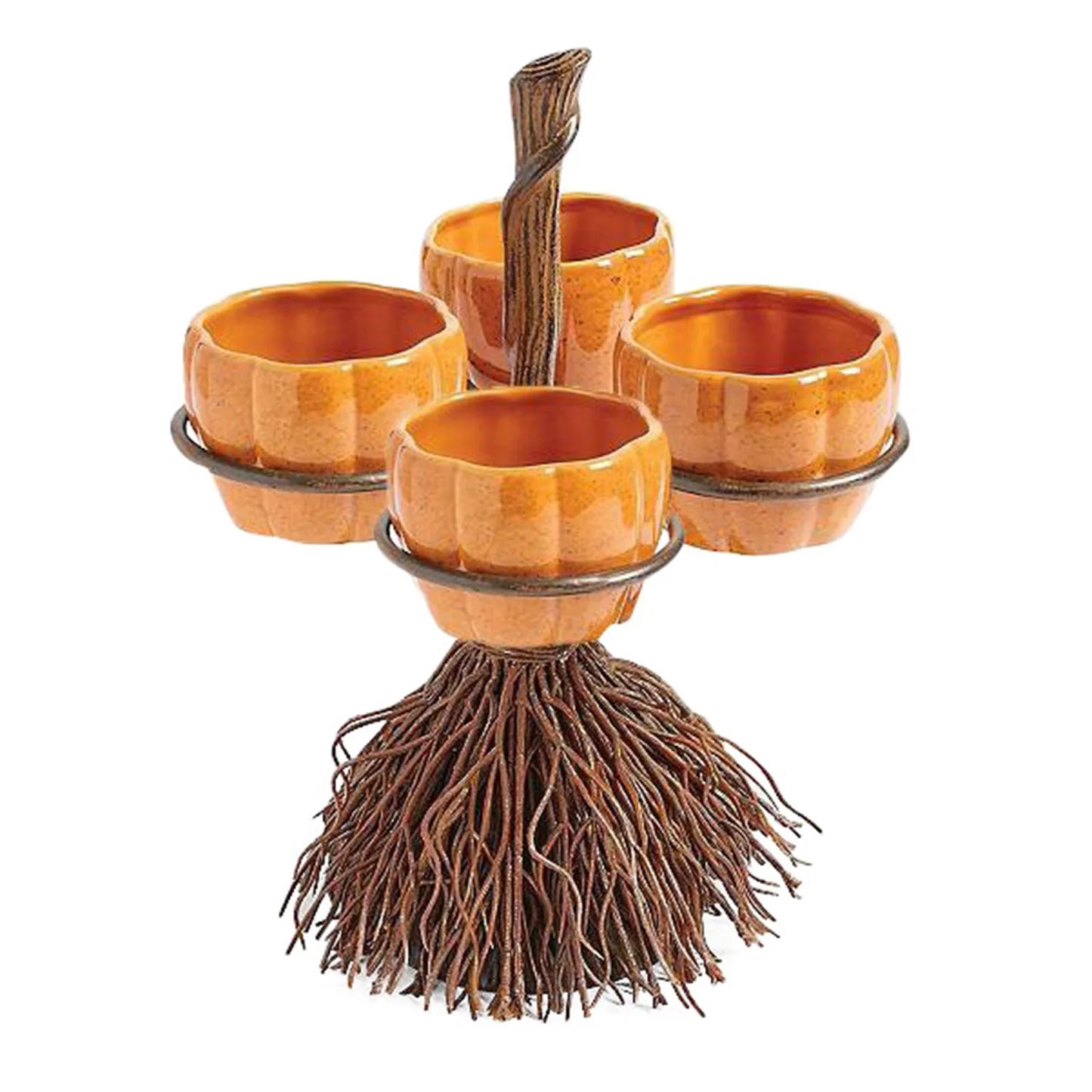 Cutesy Pumpkin Snack Serving Decor