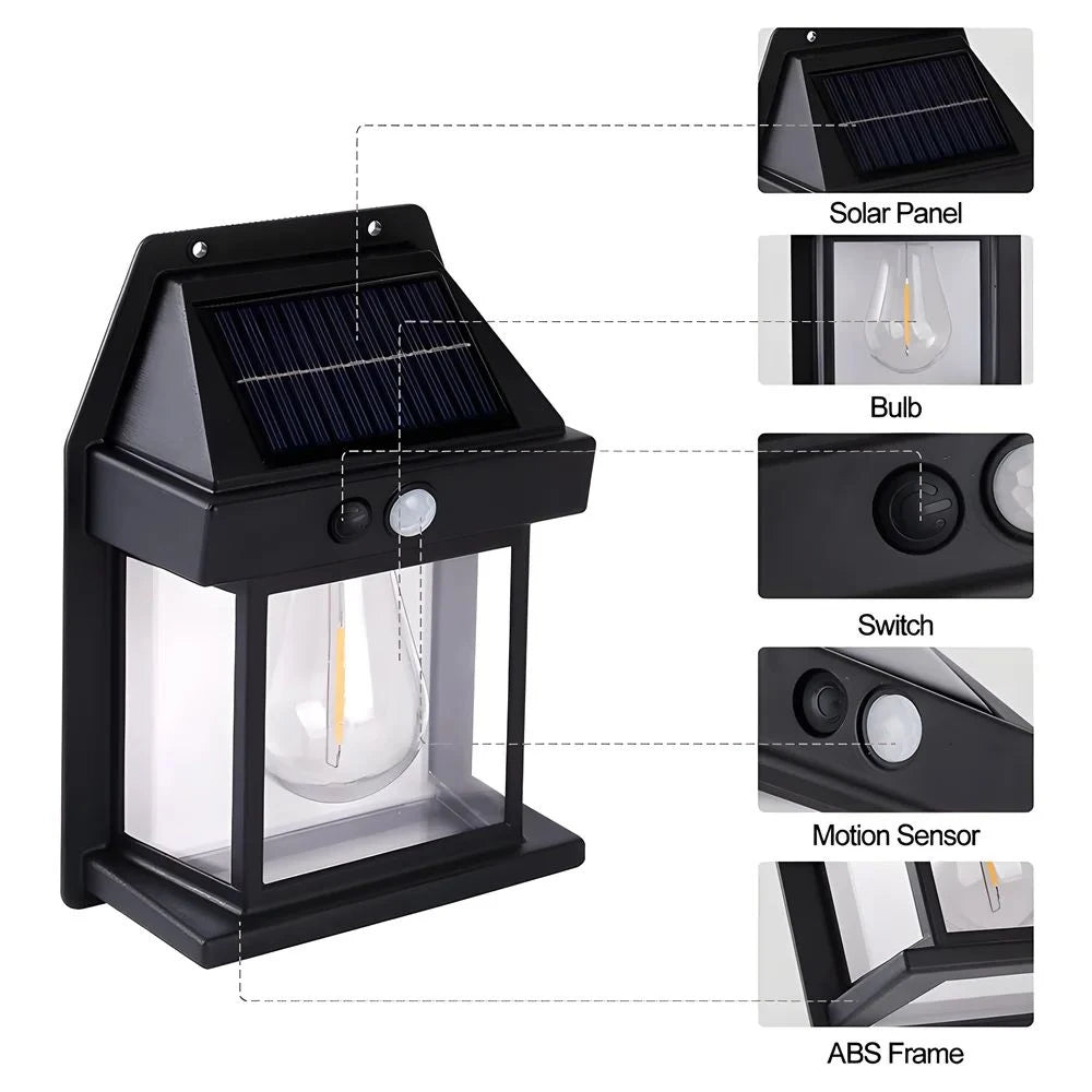 Solar Lights Outdoor Exterior Wall Lights