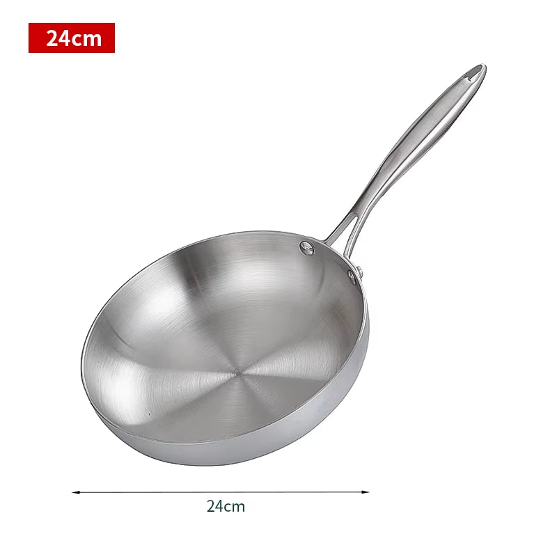Uncoated Steel Nonstick Pan
