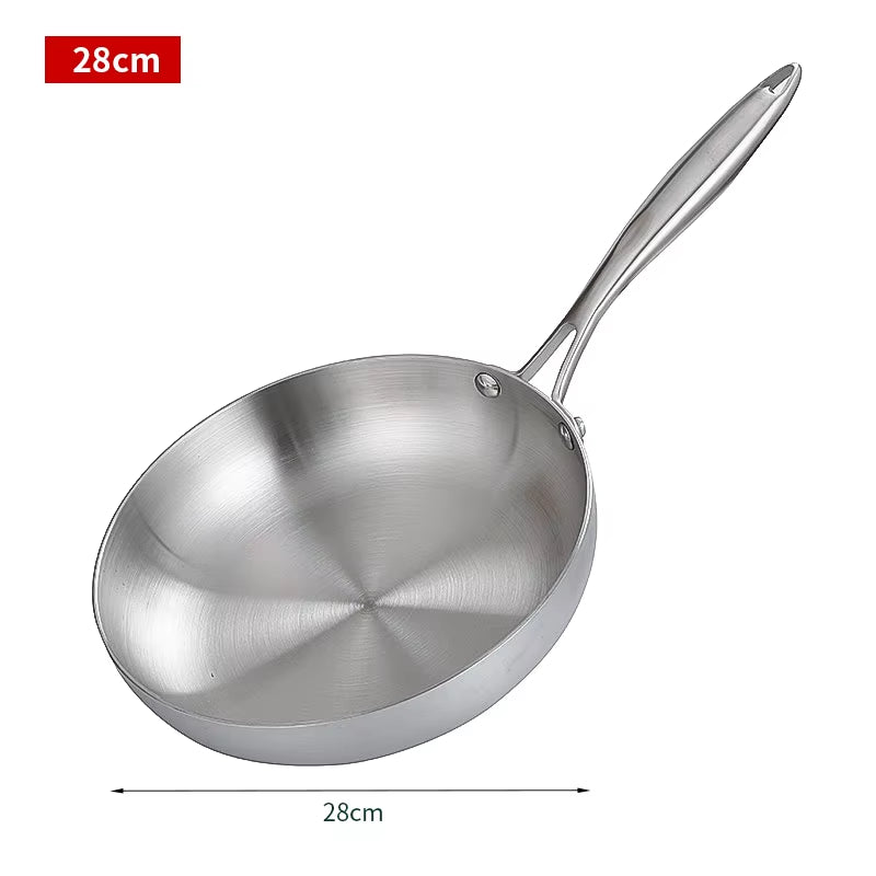 Uncoated Steel Nonstick Pan