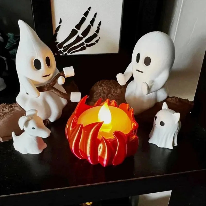 Ghost Besties Bonfire Decoration