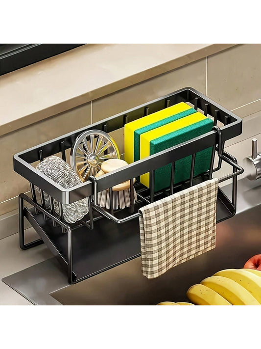 Stainless Steel Draining Kitchen Sponge Shelf