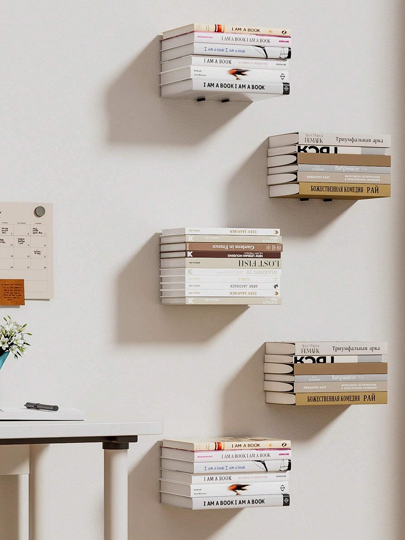 Floating Hidden Bookshelf Shelf