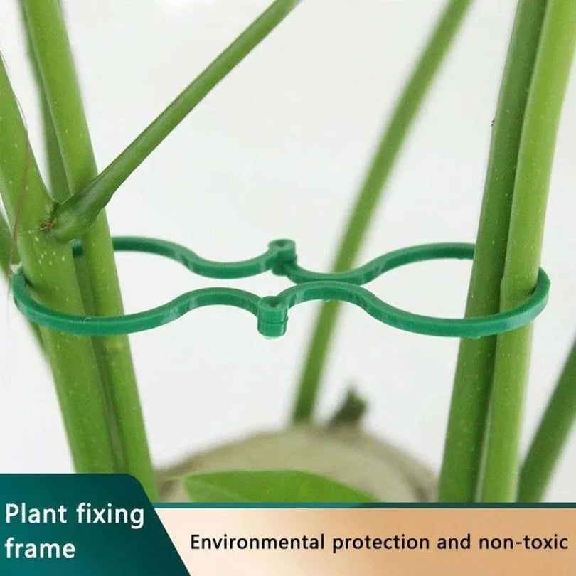 Garden Clips Trellis for Upright Growth of Vines and Vegetables - Available in 50 or 100 Pieces, Ideal for Tomato Plant Support and Accessories