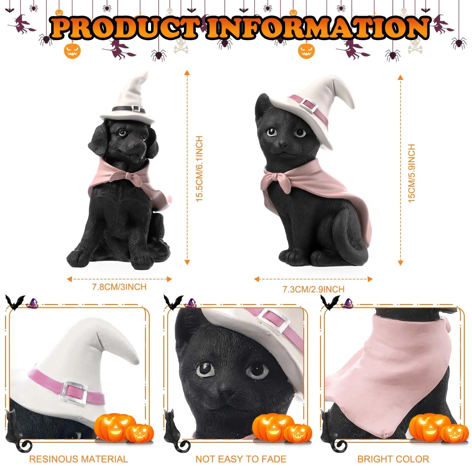Witchy Whiskers And Whoofs (set of 2)