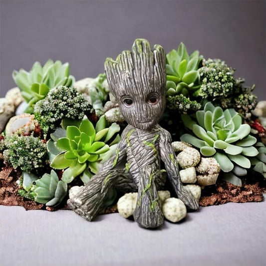 Sitting Groot Figurine PVC Statue Groot 
