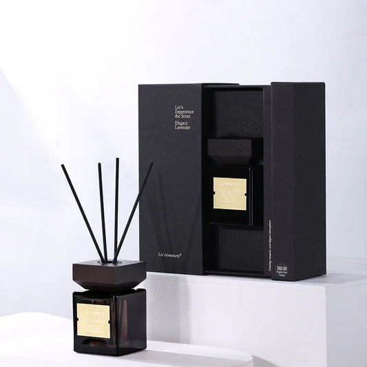 Aromatic Wooden Top Woven Stick Oil Diffuser 