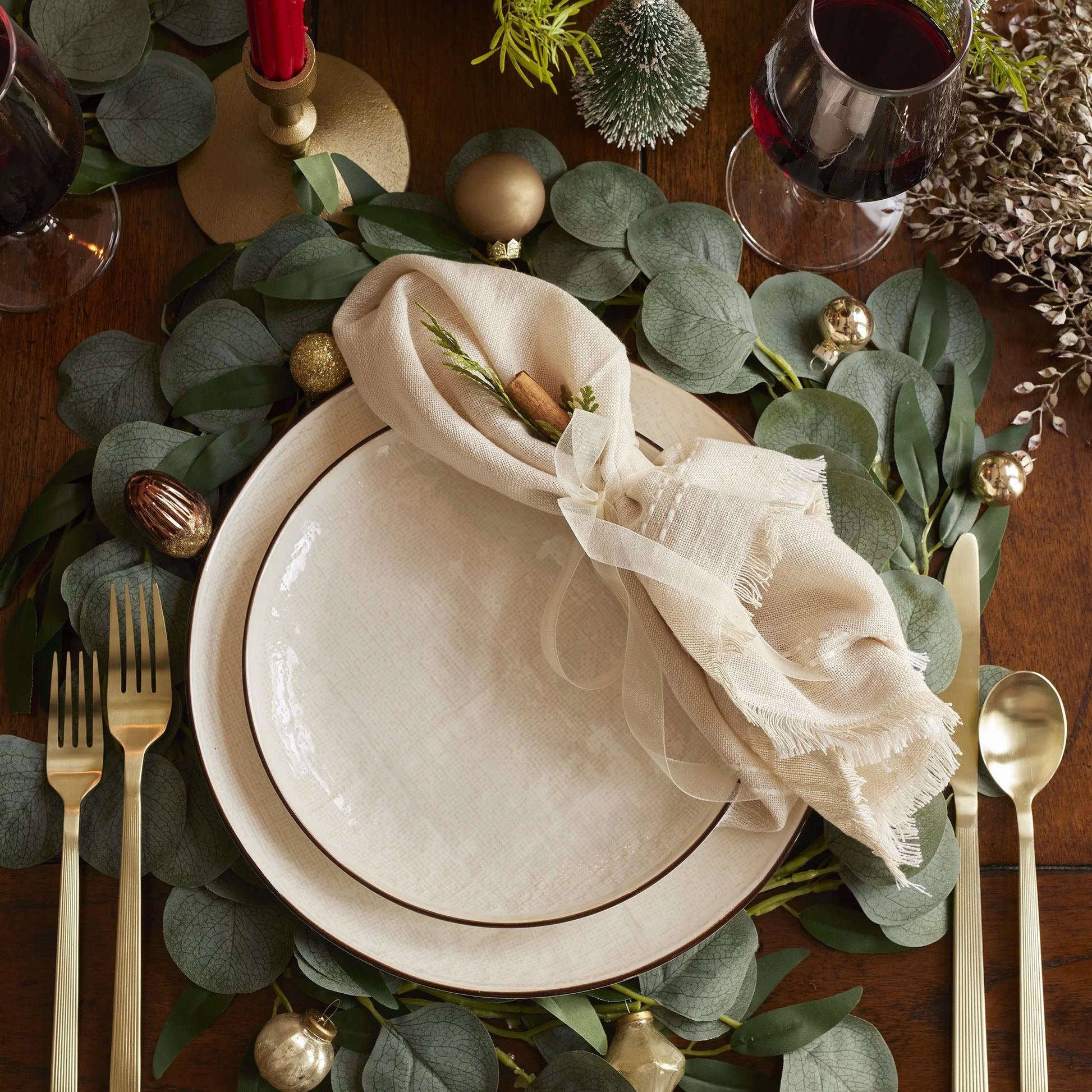 Stoneware Cream Murphy 12PC Dinnerware Set