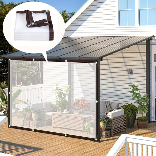 Transparent Waterproof Plastic Gardening Shelter Film 2x3M for Terrace Succulents and Balcony Awnings