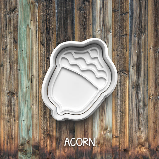 Fall Autumn Cookie Cutters, Cookie Stamps