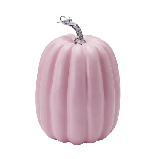  7 Pcs Pink Artificial Pumpkins Decoration 
