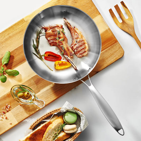 Uncoated Steel Nonstick Pan 