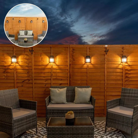 Solar Lights Outdoor Exterior Wall Lights 